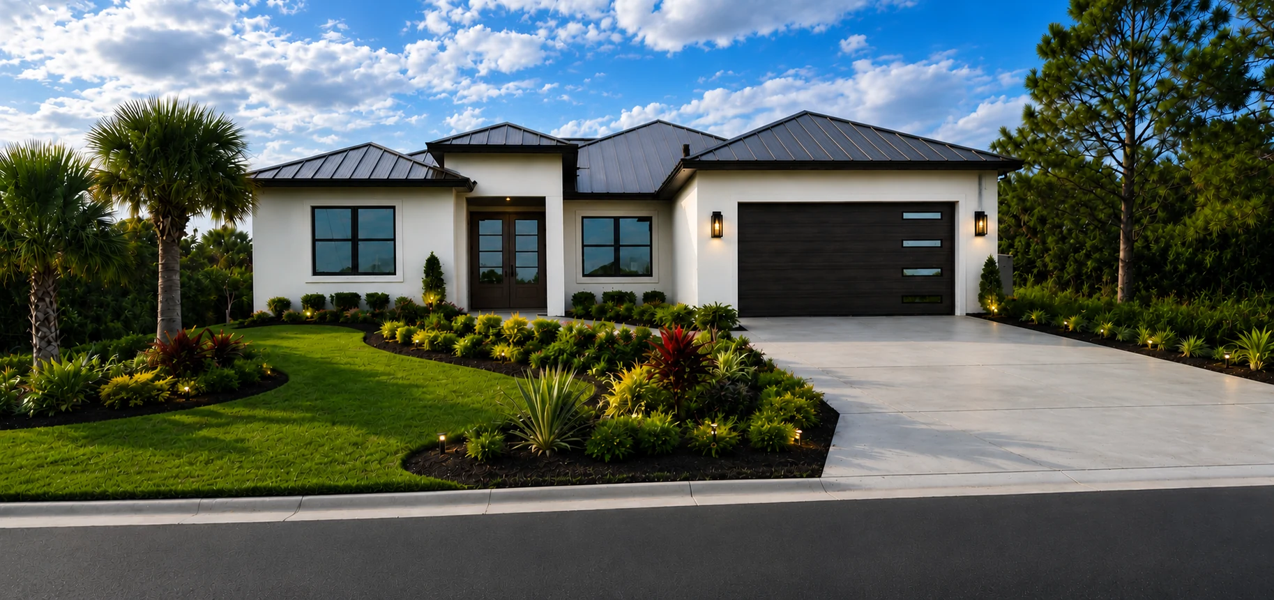 Completed Palm Bay custom home